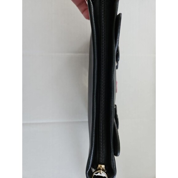 Luv Betsey Johnson Peek A Boo Peekaboo Cat Double Pouch Wristlet/Clutch Bag - Picture 8 of 9